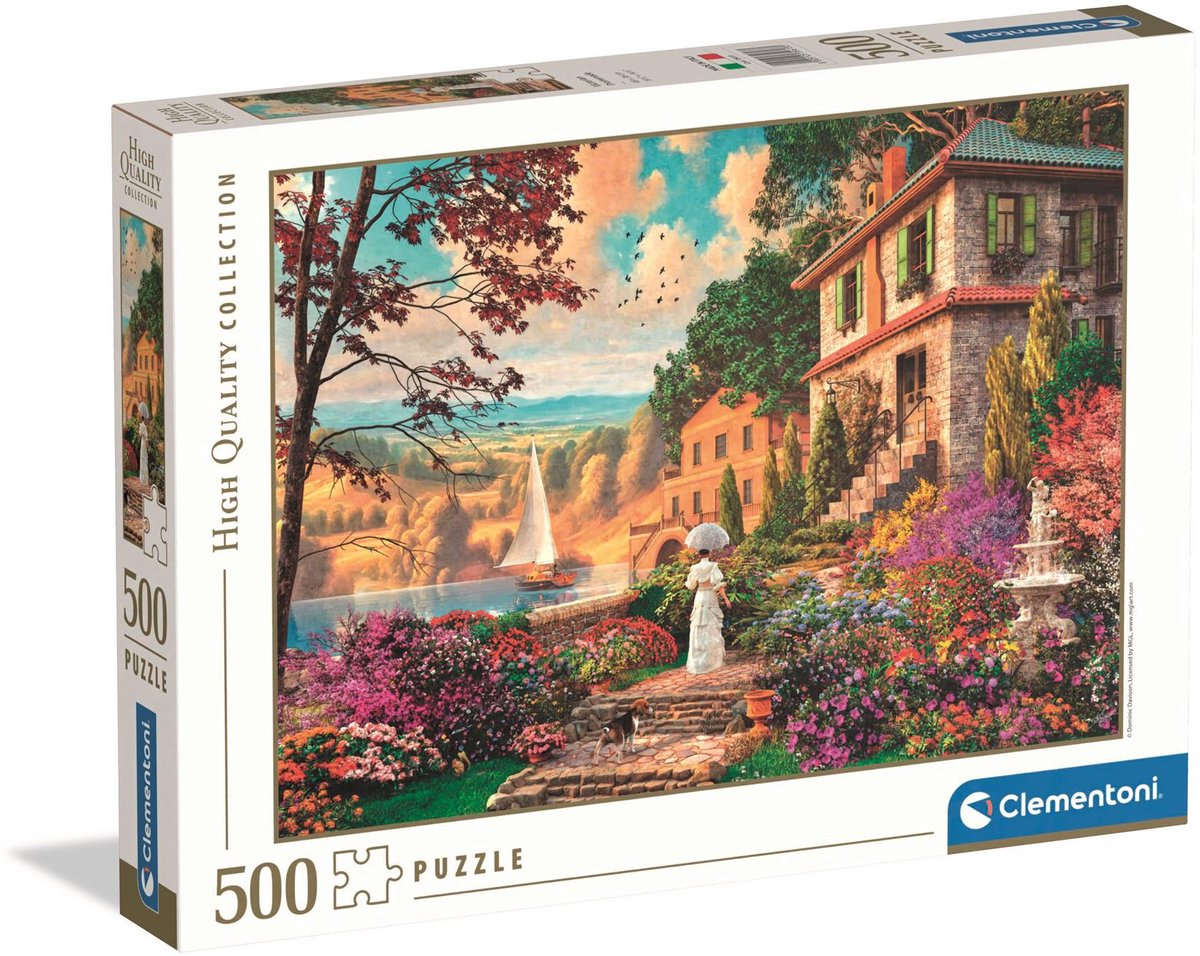 Ty clementoni victorian promenade - victoriaanse puzzel 500 stukjes volwassenen - legpuzzel hqc high quali collection vanaf 10 jaar