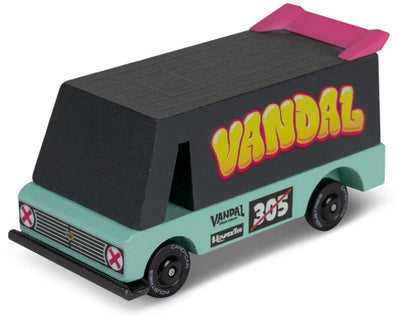 Candylab juguetes candylab - candycar toons - vándalo de seafoam - vehículo de madera - 3+