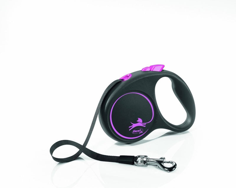 Flexi Rollijn Black Design Tape Pink