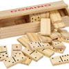 Domino in legno naturale