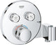 Rubinetto doccia termostatico Grohe Grohtherm Smart Control - miscelatore da incasso - con deviatore - con supporto per soffione