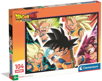 Clementoni - puzzle - dragon ball daima - 104 pezzi - super - da 6 anni