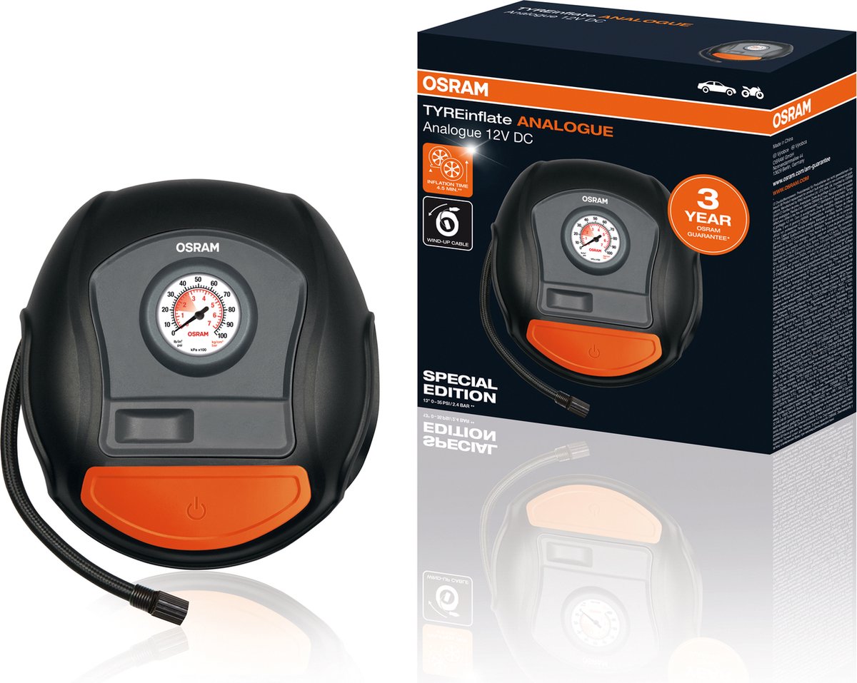 Compressore d'aria Osram oti200 nero (ricondizionato a+)