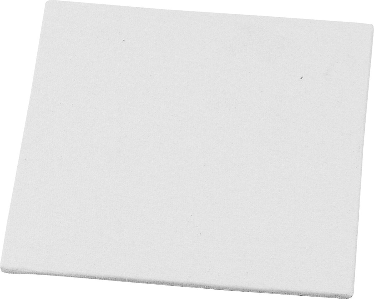 Panel de lienzo de Creativ Company White, 12.4 x 12.4 cm