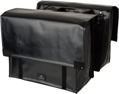 Fastrider tarpaulin cargo doble bolsa para bicicleta basics negro - 20111200-000