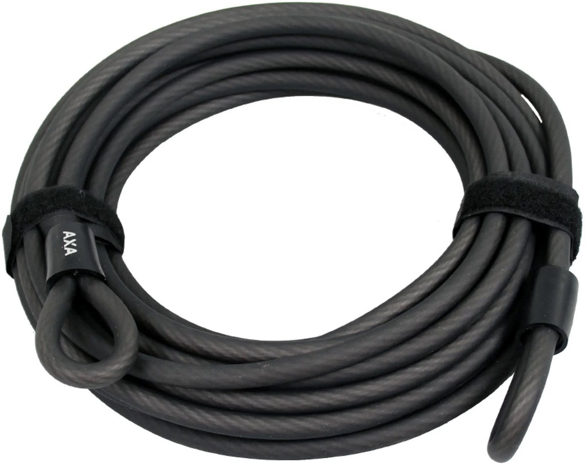 Cable with double loop Double loop 10 meters gray
