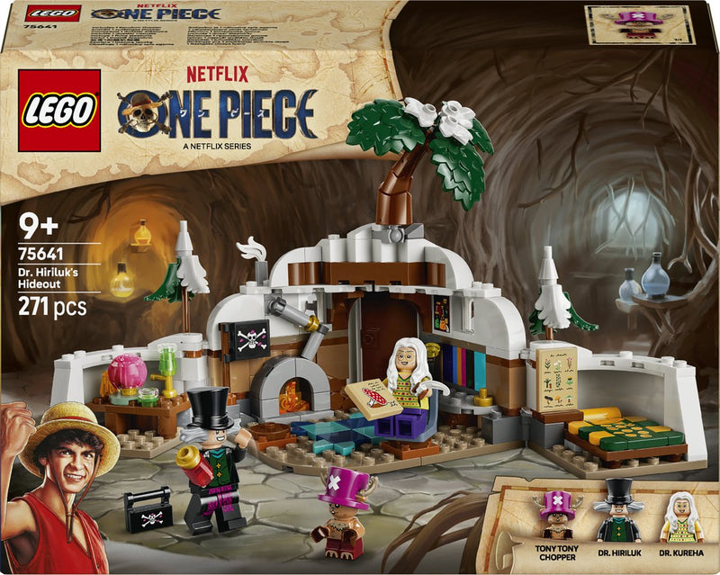 Lego One Piece La Guarida del Dr. Hiriluk Kit de construcción de Piratas para niños 75641