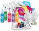 4m knutselen - maak je eigen tie dye kunst - 7 stuks - hobbypakket - kidzmaker art kit - 8+