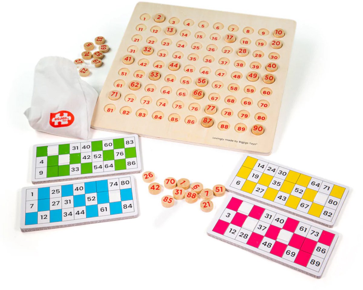 Plaza de bingo de madera BigJigs