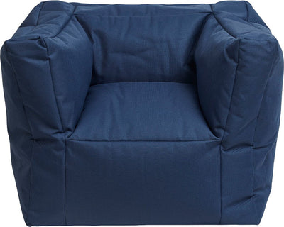 Jollein - poltrona per bambini (blu jeans) - poltrona a sacco per bambini - da 1 a 4 anni - 46x110 cm