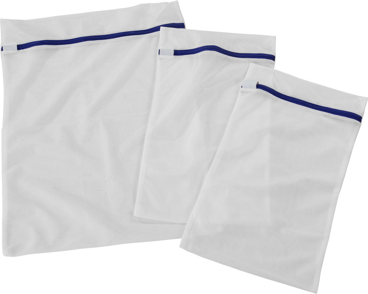 Leifheit Leifheit 81726 Borse per lavanderia 3 pezzi Bianco blu bianco