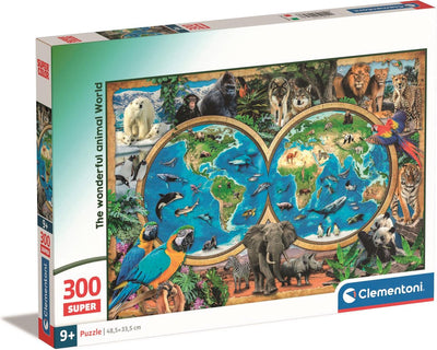 Clementoni puzzle puzzle Super Color The Wonderful Animal World, 300st.