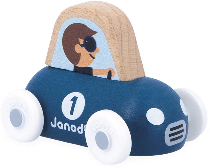 Janod - cruce de caminos - coche deportivo de madera