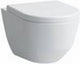 Laufen pro inodoro suspendido 53x36x34,5cm lavabo cerámico blanco