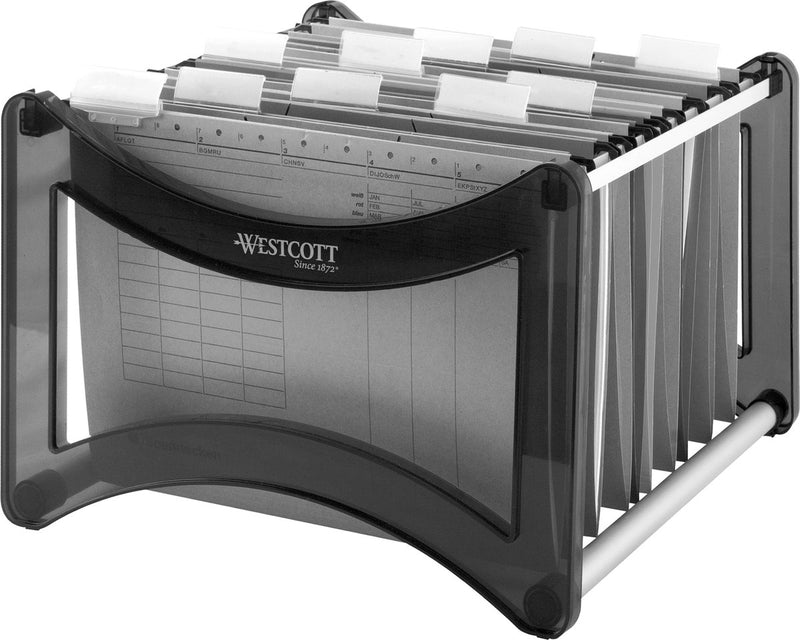 Portacartelle sospese Westcott - 38x26x32,3 cm - adatto per DIN A4 - escluse cartelle sospese - ac-e733328