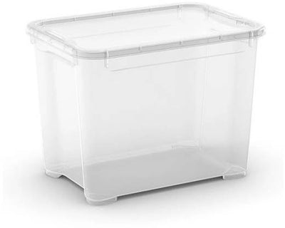 Curve t box - caja de almacenamiento - 20l - transparente - plástico