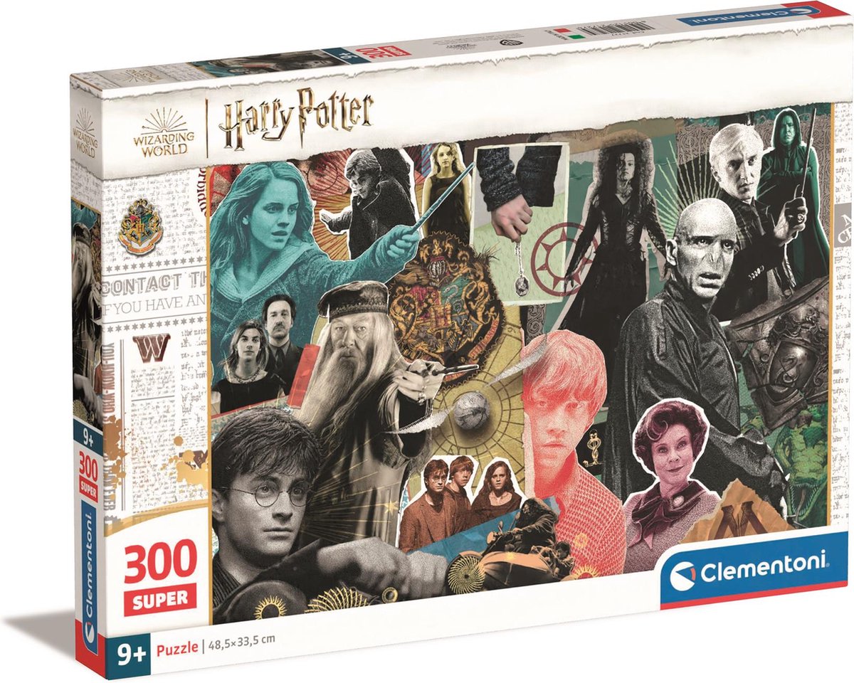 Clementoni - puzzel - 300 stukjes - super harry potter - puzzel voor kinderen - vanaf 9 jaar