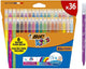 Bic kids kid couleur stiften - assortiment van kleuren - pak van 36 stuks