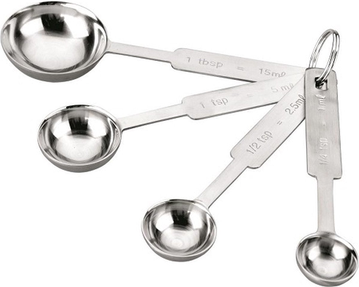 Ibili - maatlepels - set met 4 stuks