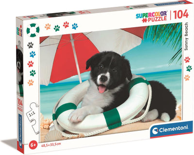 Clementoni - puzzle - 104 pezzi - animali fotografici - puzzle per bambini - dai 6 anni
