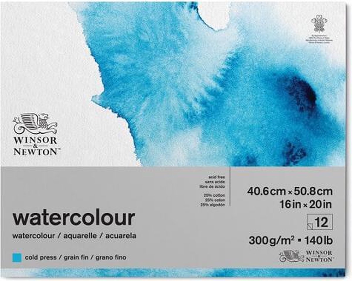 Papel acuarela Winsor Newton 41x51