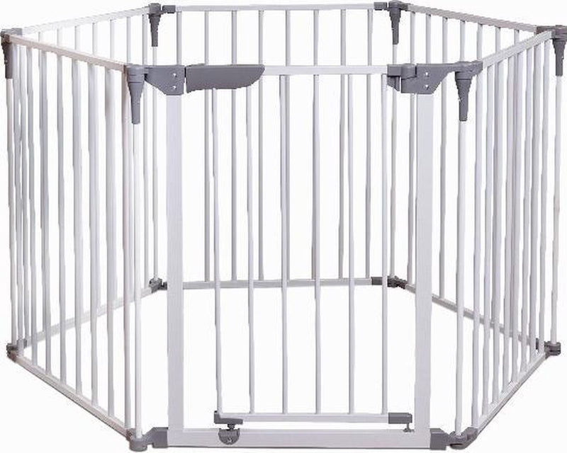 Dream Baby Dreambaby Royale Converta 3 in 1 - scatola da terra - cancello di sicurezza - cancello antincendio - recinto per bambini - scatola da gioco - scatola per gattonare - bianco