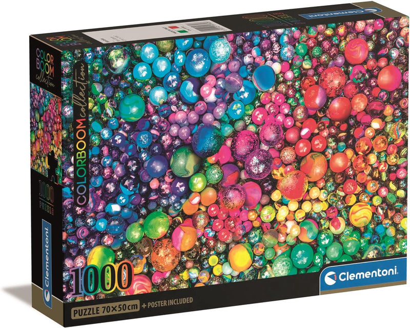 Clementoni puzzle 1000 piezas color marvelous mables | 2 piezas