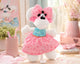 Diddl - zachte pluchen knuffel - 20cm - geborduurde accenten - ina in roze