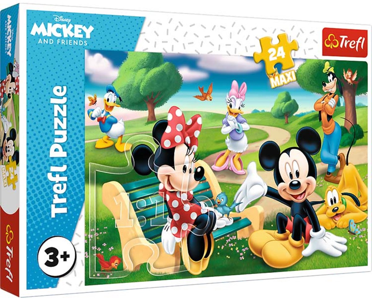Trefl 24m - mickey mouse entre amigos disney estándar cha