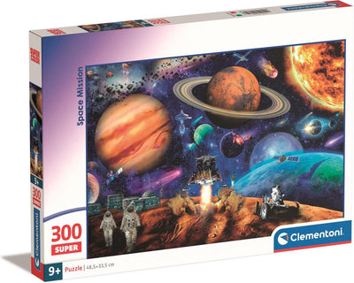 Clementoni puzzle puzzle Super Color Space Mission, 300st.
