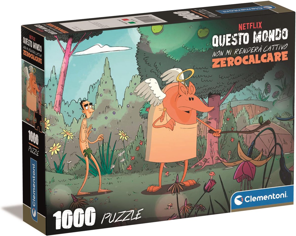 Clementoni - puzzel - 1000 stukjes - zero calcare - puzzel voor volwassenen