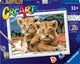 Ravensburger creart schilderen op nummer - kleine leeuwenwelpjes