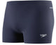 Speedo endurance+ logo aquashort heren - strakke zwemshort heren - chloorbestendige zwembroek mannen - kleurvaste sportzwembroek heren - marine wit - l