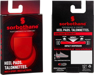Cuscinetti per tallone sportivi in ​​sorbotano.
