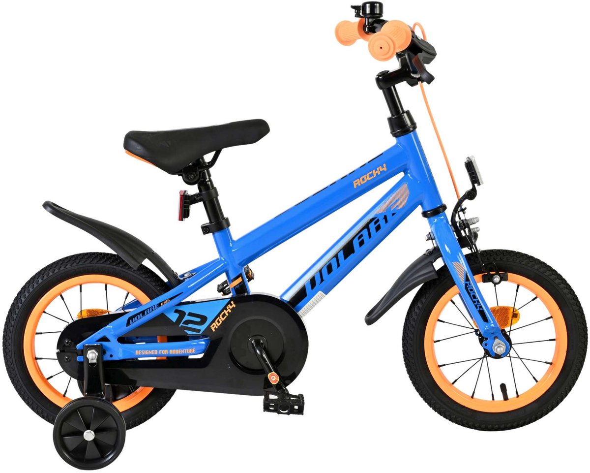 Bicycle per bambini rocciosi di Vlatare - ragazzi - 12 pollici - blu