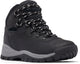 Columbia newton ridge plus botas de montaña para mujer - negro, tiza