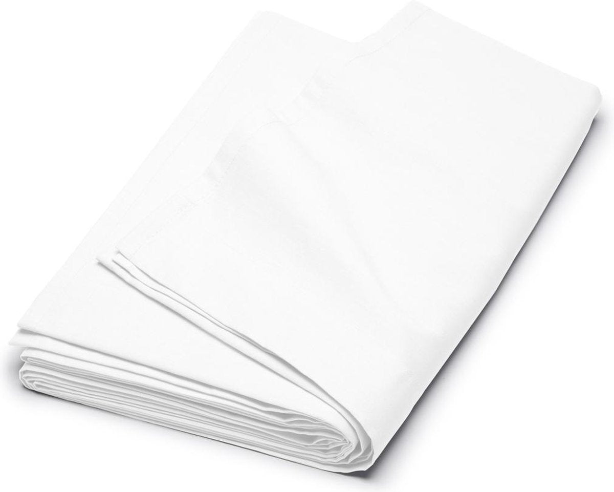 Lenzuolo weekend Cenerentola - letti gemelli - cotone - lenzuolo sopra - 240x260 cm - bianco