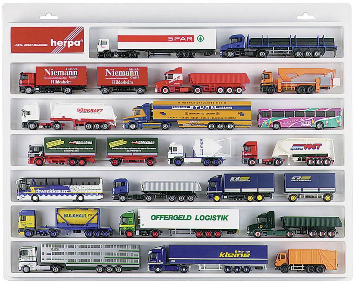 Herpa 029216 vetrina h0 plastica 570 mm x 450 mm x 35 mm