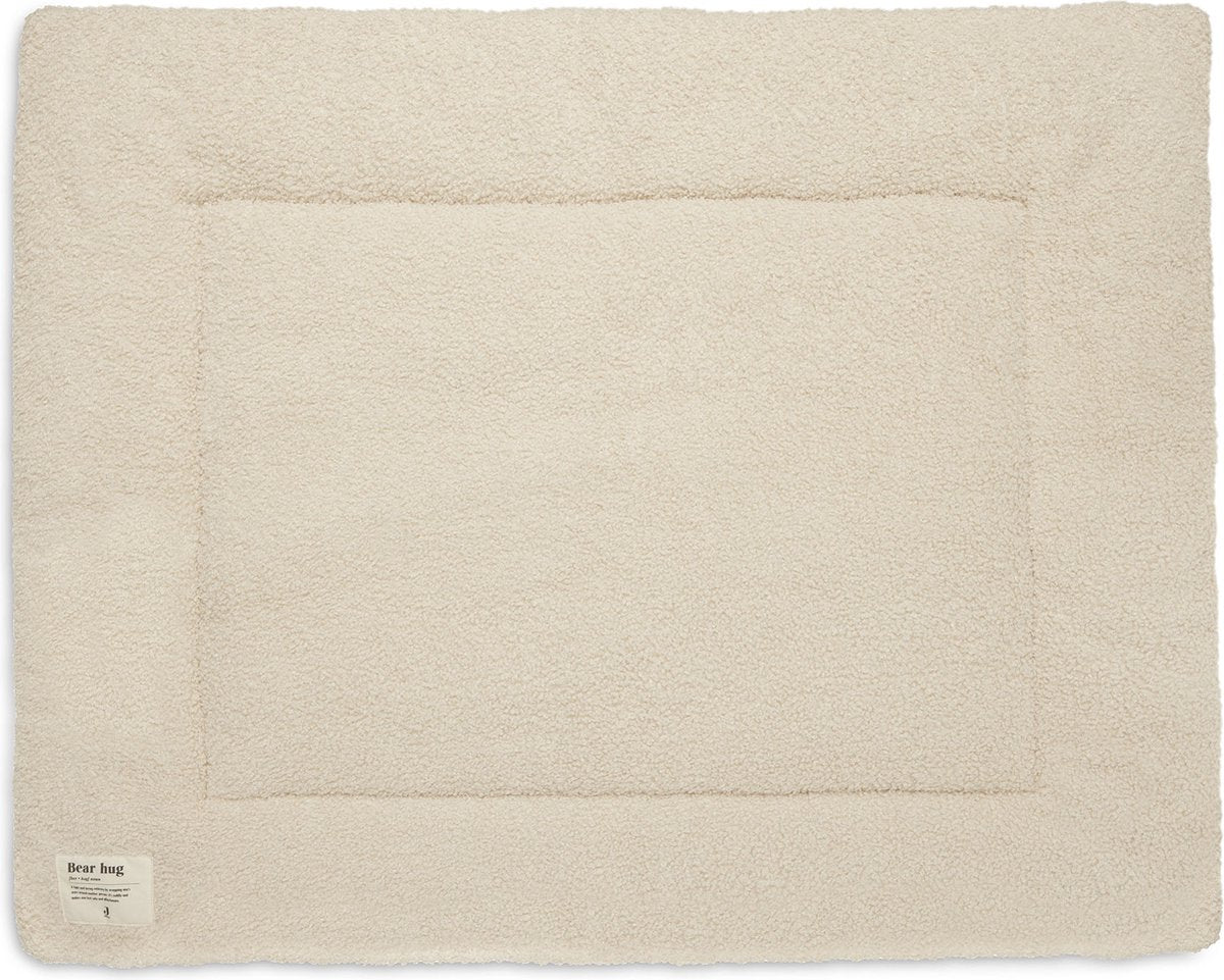 Jollein tappeto da gioco boucle - naturale - tappeto da gioco per bambini - 75x95 cm