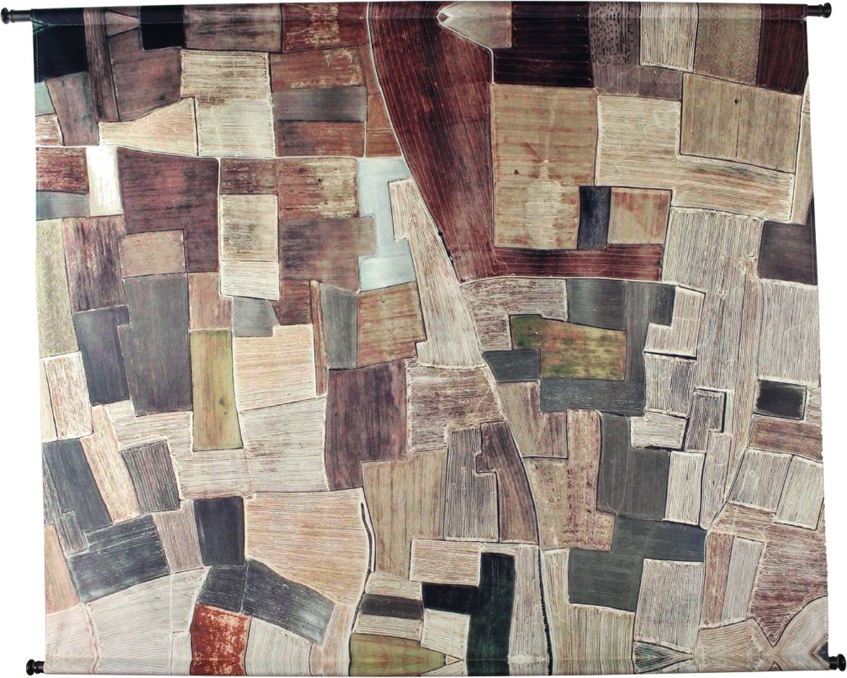 Blocchi da parete collezione HD marrone 110x3x146 cm