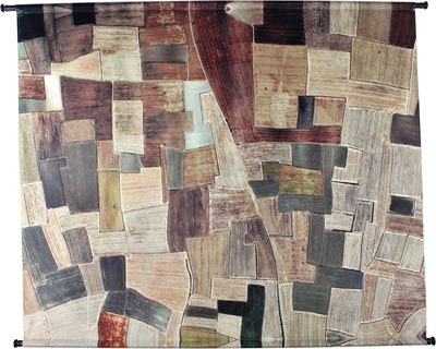Blocchi da parete collezione HD marrone 110x3x146 cm