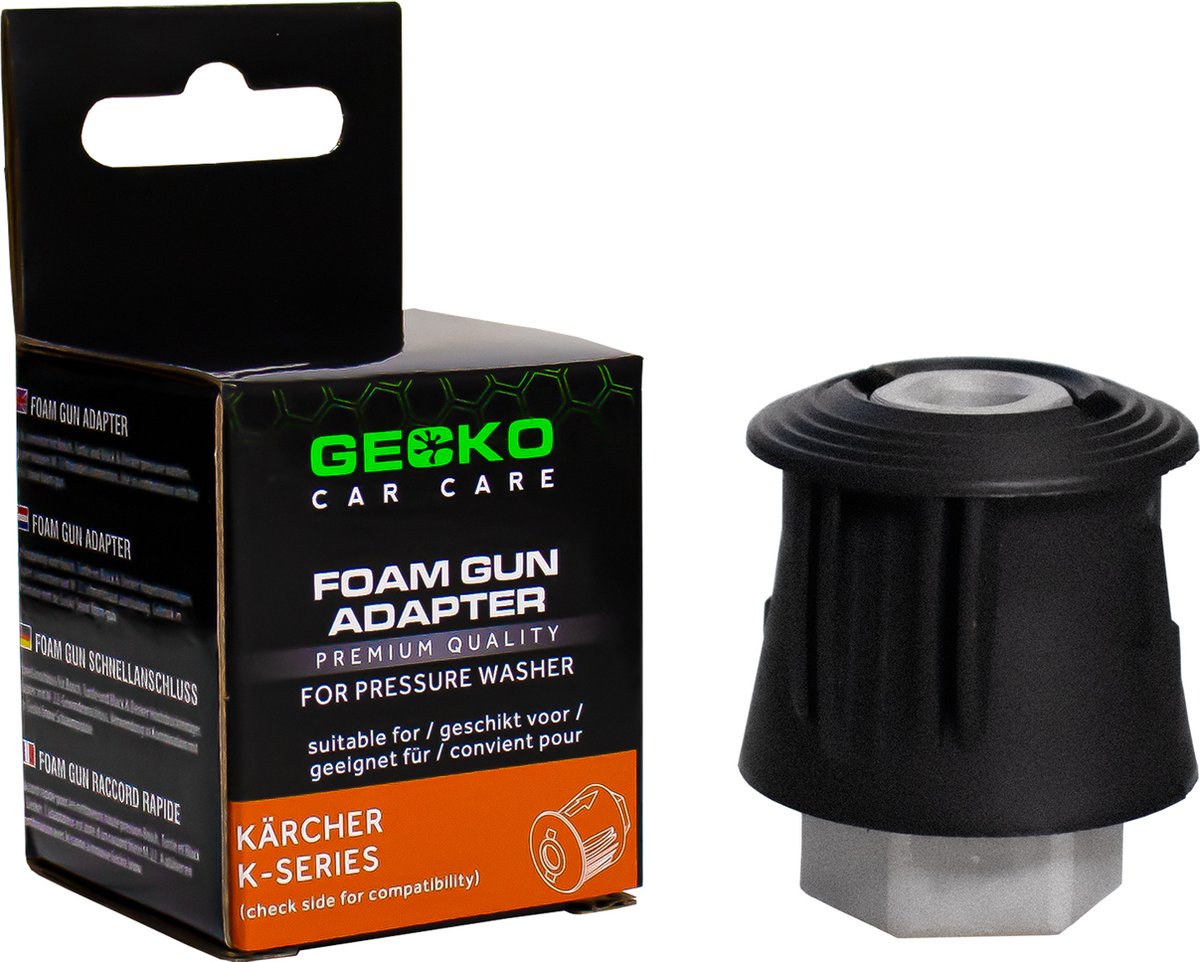 Gecko car care gecko foam gun adapter kärcher k-serie