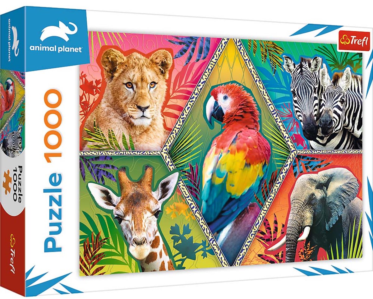 Trefl animal planet puzzle exotic animals 1000 pieces