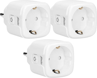 Alecto smart-plug20 triple - adattatore WiFi intelligente con contatore di energia - 16a 3680w -3 pezzi