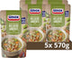 Unox - zuppa in busta - passato di verdure trasparente - 5 buste x 570 ml