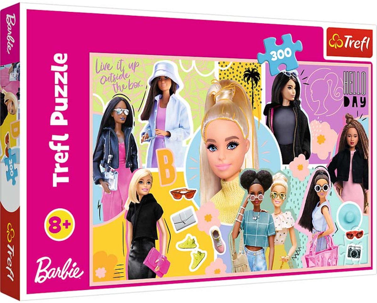 Trefl barbie puzzel - 300 stukjes - mattel speelgoed puzzel.