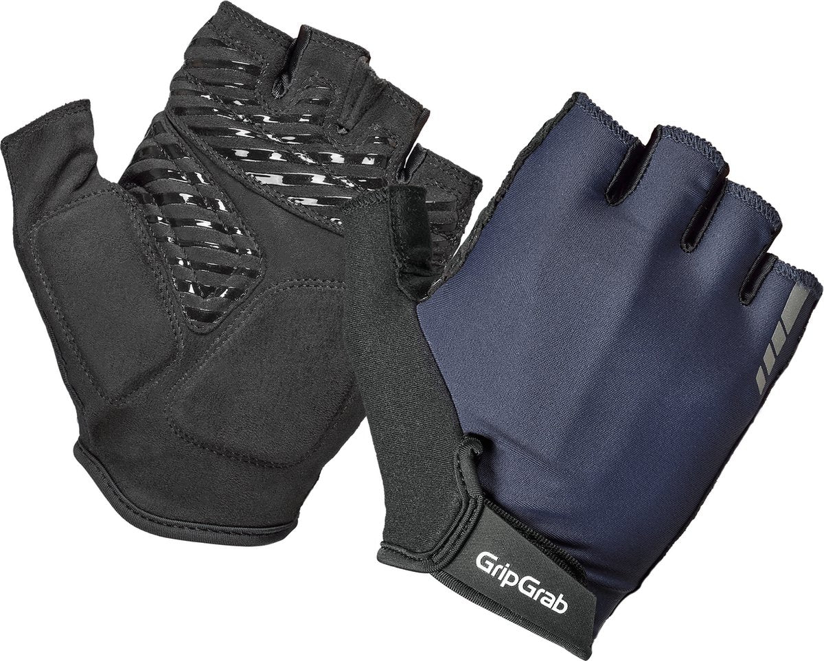 Gripgrab - proride rc max korte vinger zomer fietshandschoenen met padding - navy blauw - heren - maat xs