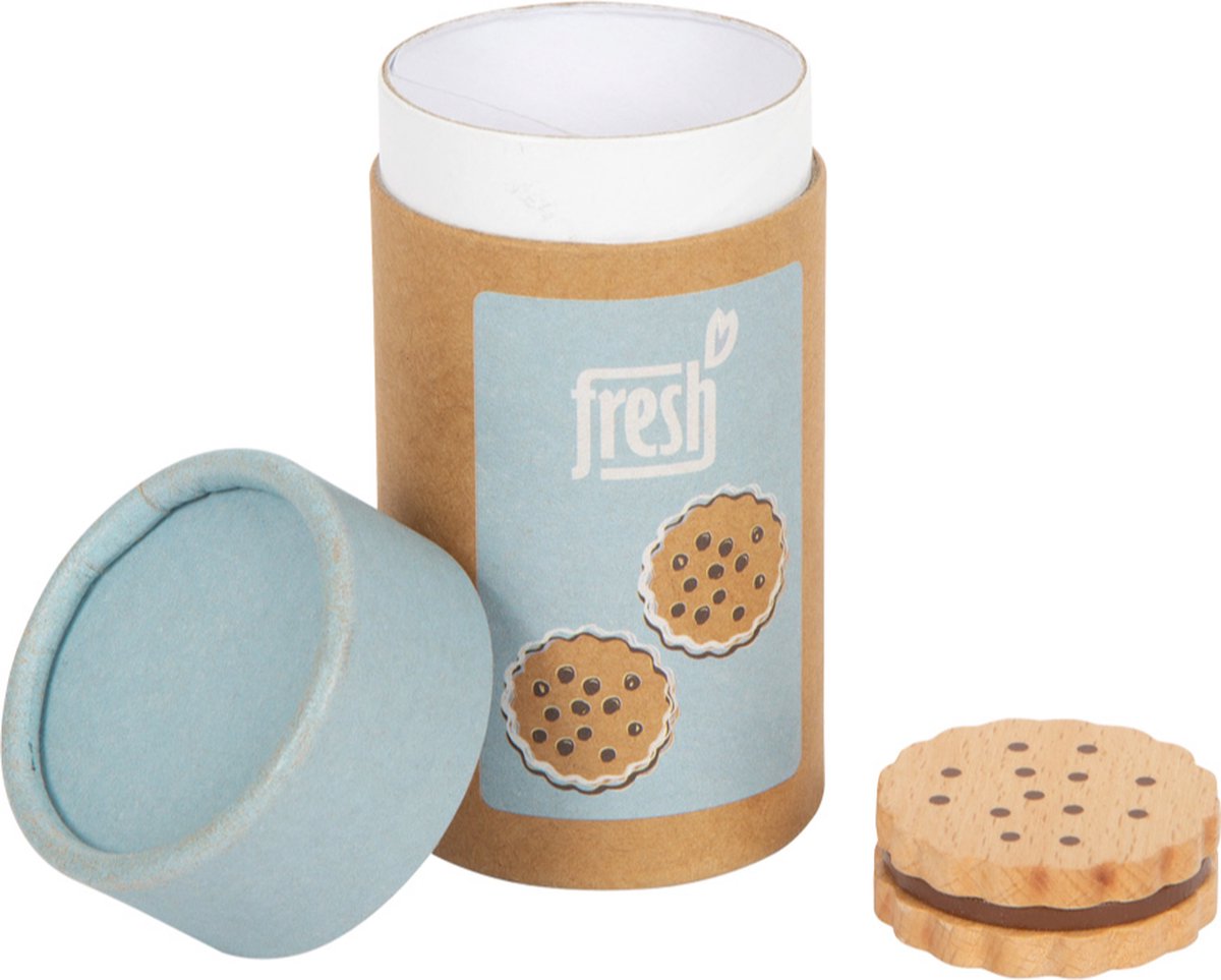 Piatti di legno di piccoli piede biscotti sandwich, 5dlg.