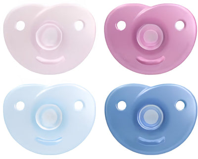 Philips avent soothie fopspeen - 0 tot 6 maanden - 2 speentjes - blauw of roze - scf099 20