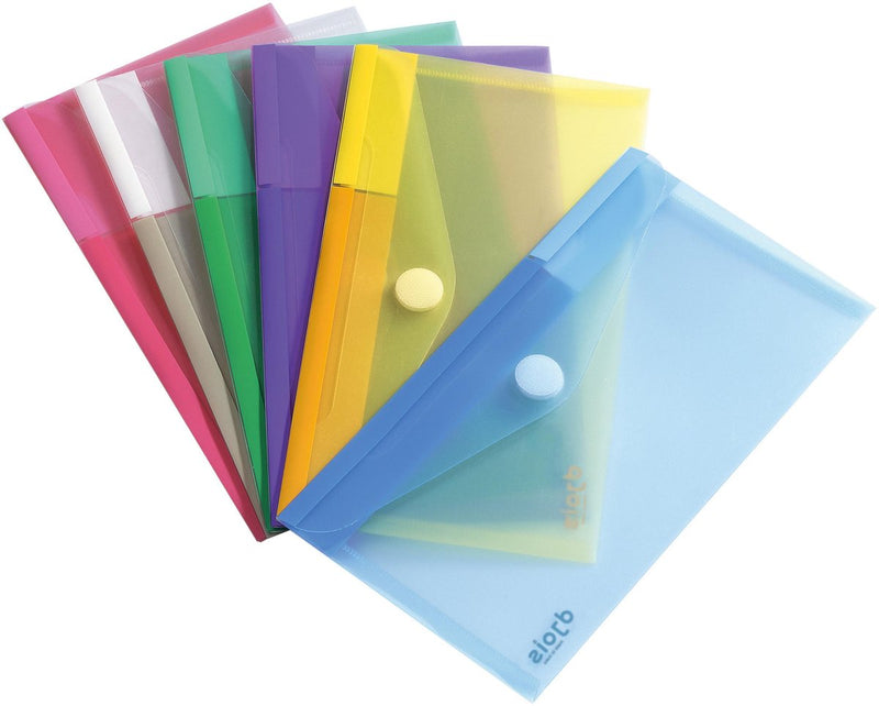 Carpeta para documentos Tarifold color colección para tamaño cheque (250 x 135 mm) paquete de 6 piezas